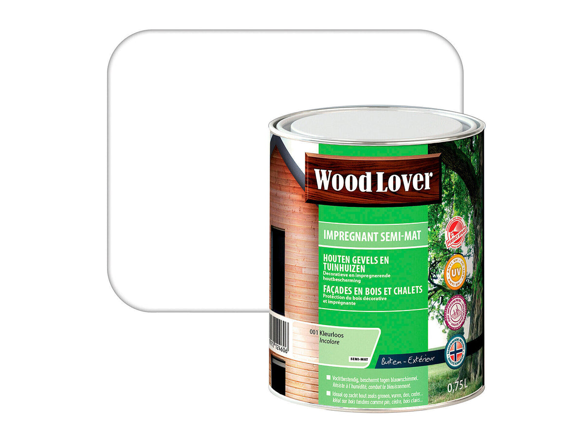 Wood Lover impregneerbeits 0,75l kleurloos