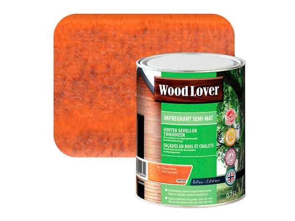 Wood Lover lasure d'imprégnation 0,75l teck naturel #603