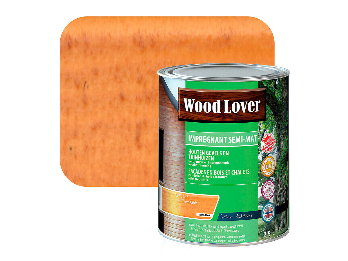 Wood Lover impregneerbeits 2,5l eiken #693
