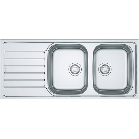 INBOUW SPOELTAFEL SPARK FRANKE 2BAK+VERLEK 1160-500MM