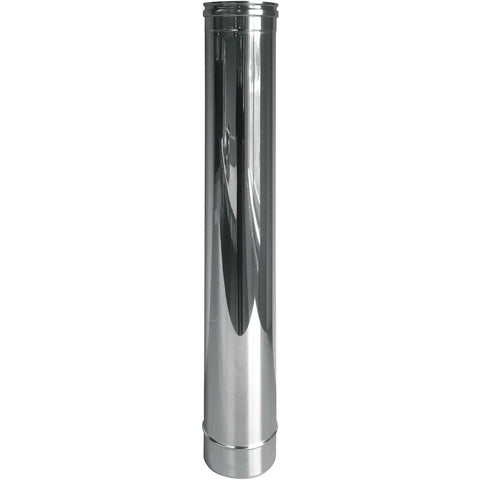 Inox enkelwandige buis 0,5M 100MM