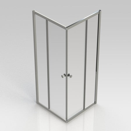 intro Star Alu Easy accès d'angle 800x800x1900 mm porte