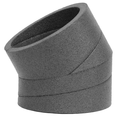 Isobuis bocht 45° D125, tuyaux flexibles (isolés) — SKU VM-20028559, EAN 4045013071445