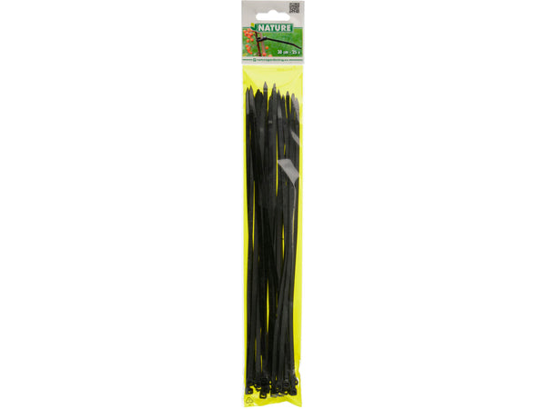 Nature kabelbinder 30cm 25 stuks