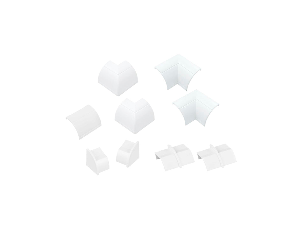 D-Line kabelgoot adapter set 22x22 mm wit