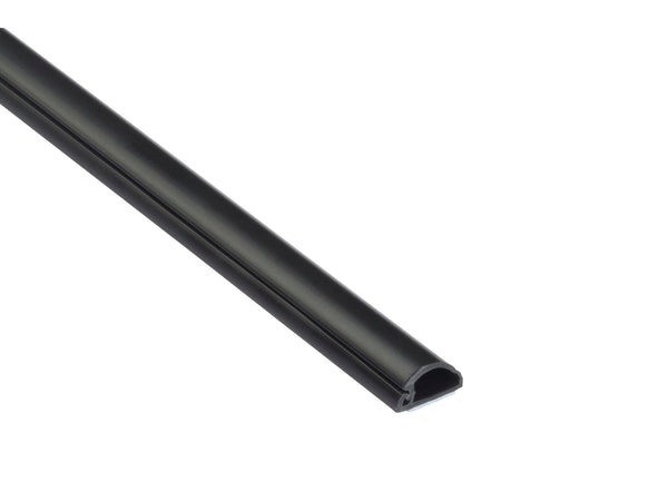 D-Line goulotte demi-cercle 16x8 mm 2m noir