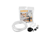 attache-câbles kit blanc 4 pièces