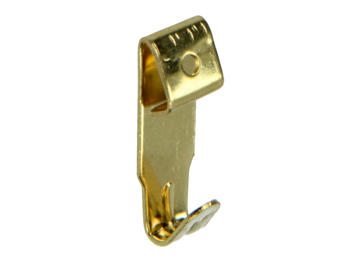 Mack kaderhaak 2,3x0,7 cm messing