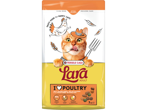 Lara Adult kattenvoer kip/kalkoen 7kg