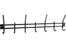 Linea Bertomani kapstok 11 haken 54x15 cm inox zwart