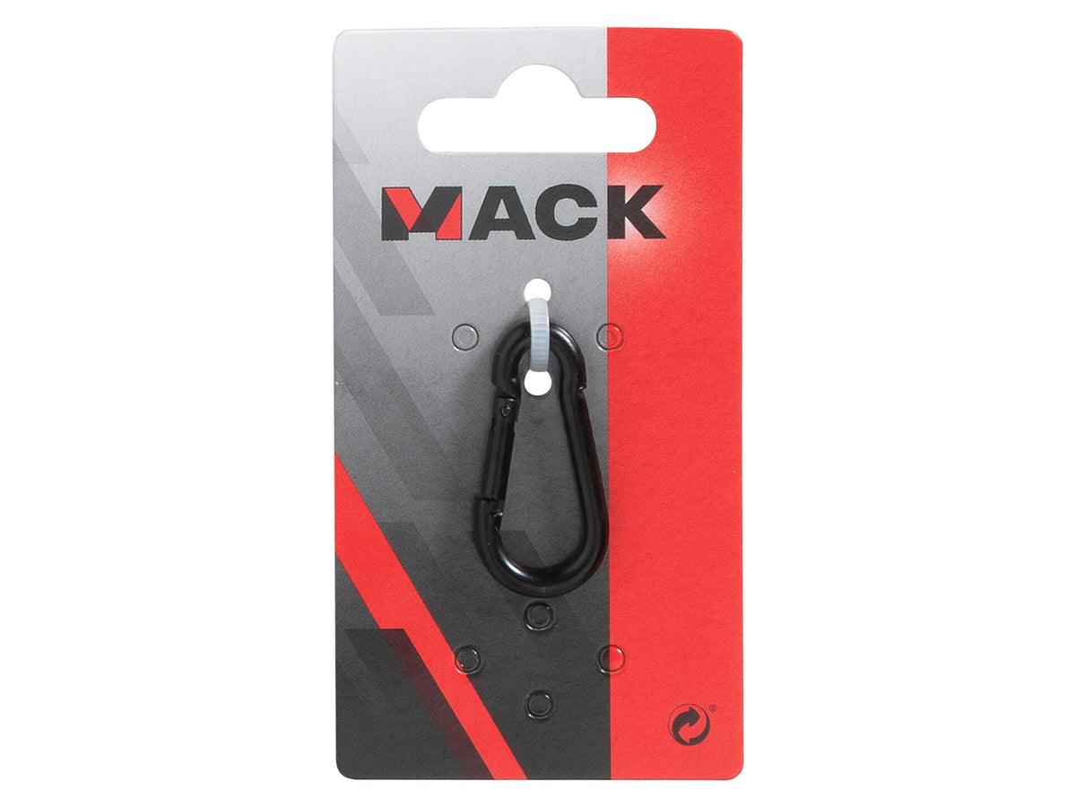 Mack karabijnhaak met veer 4x40 mm verzinkt zwart