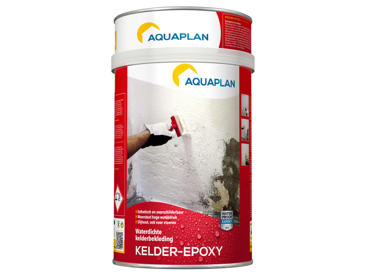 Aquaplan kelder-epoxy 4l wit