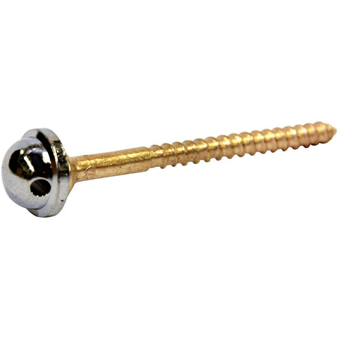Kettinghouder met HOUTVIJS 50MM chroom
