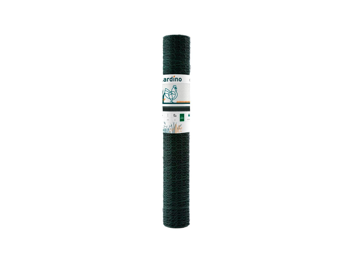 Giardino kippengaas zeskant 10m x 100cm 13mm groen