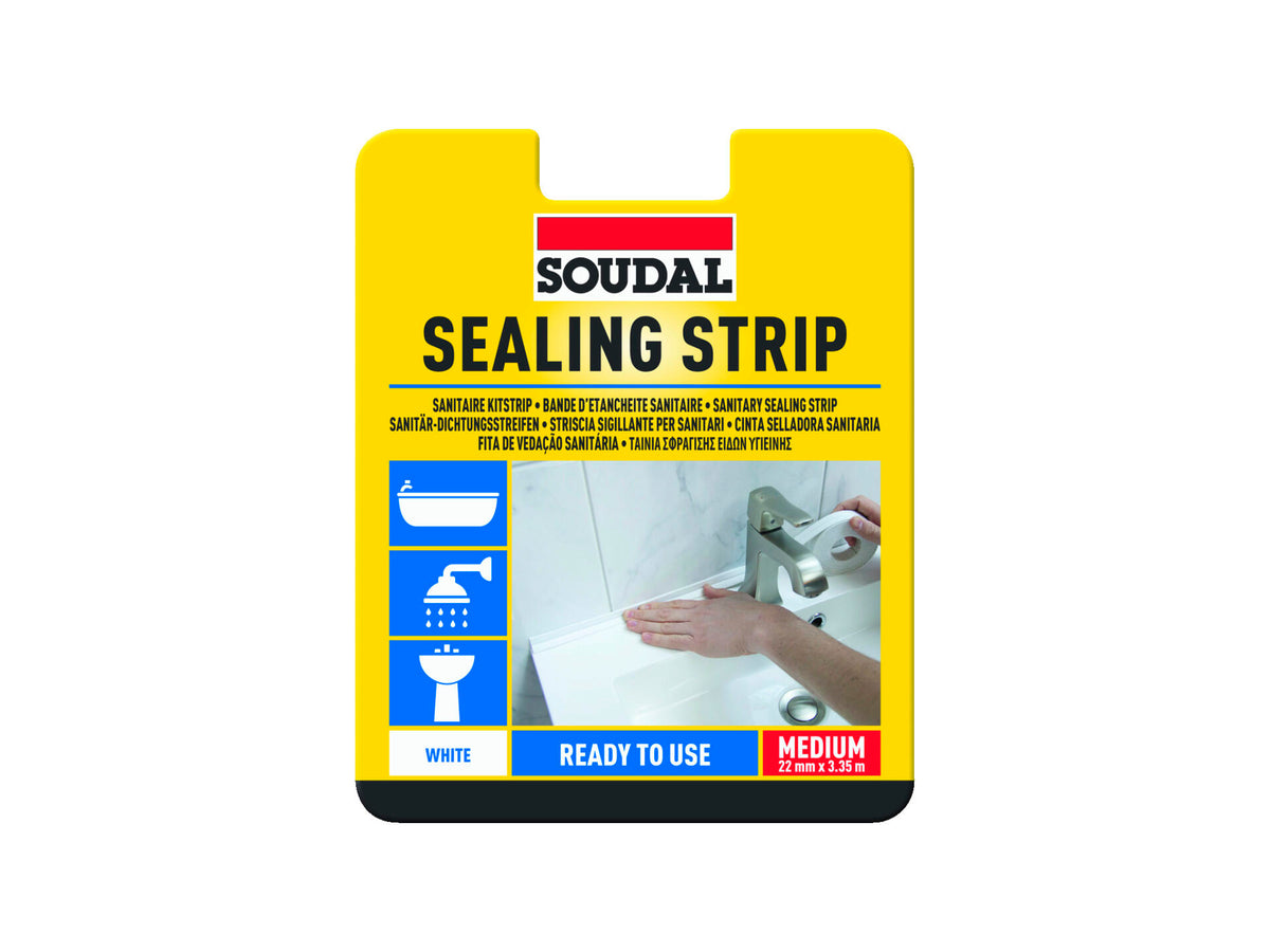 Soudal kitstrip voor badkamer 22mm 3,35m