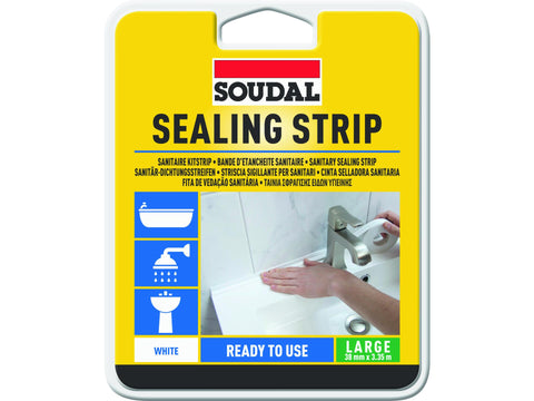 Soudal kitstrip voor badkamer 38mm 3,35m