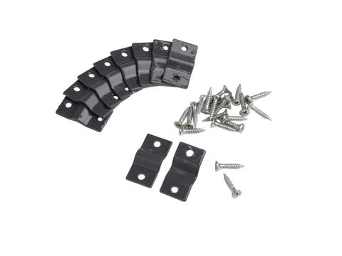 Giardino klem voor draadpaneel Bari grijs 8 stuks, aansluitmateriaal draadafsluiting — SKU COLOS-881407, EAN 5413751812740