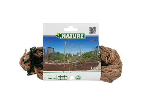 Nature klim-groei-geleidenet 3x1 m naturel