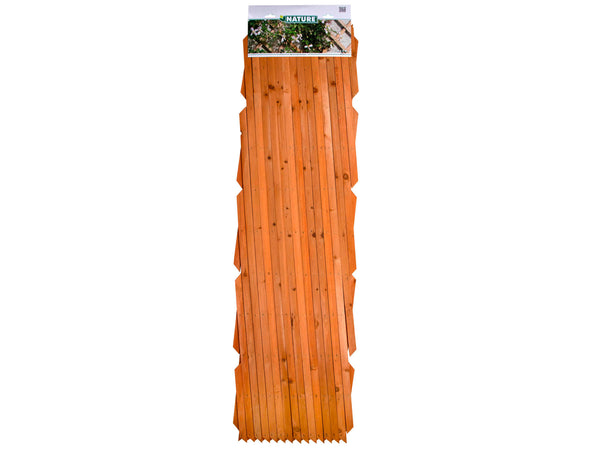 Nature panneau treillis 100x300cm réglable bois
