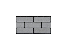 klinkers waterdoorlatend ongetrommeld 20x6,5x8 cm grijs