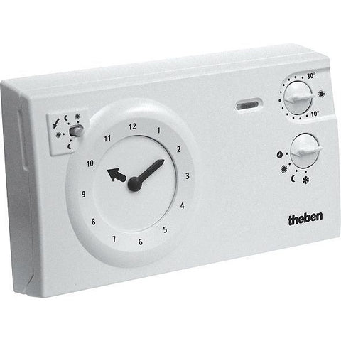 Klokthermostaat Theben RAM722 24U/7D.230V wit klasse I (1%)