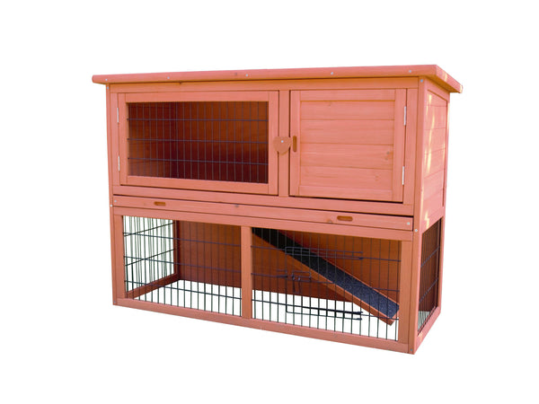 Garden Plus clapier lapin avec tiroir 111x45x78 cm