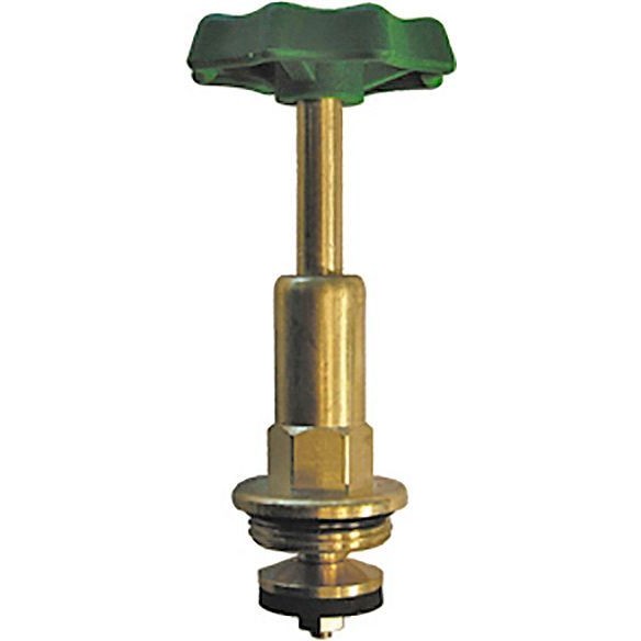 Koperen kraankop met lange tige 4/4", installatiekraanwerk — SKU DESCO-33991