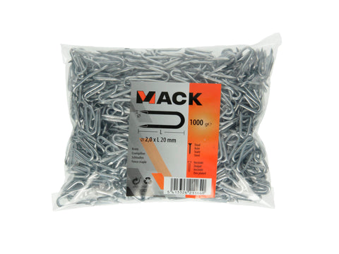 Mack krammen 2x20 mm 1kg