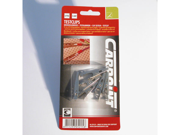 Carpoint pinces crocodile 5A 6 pièces