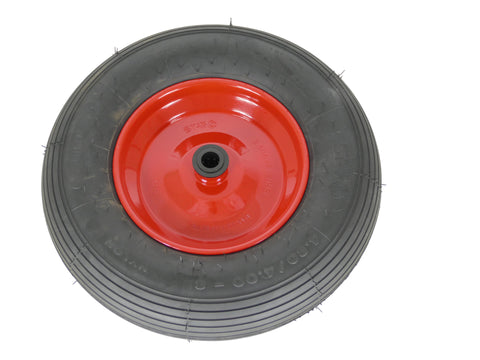 Altrad kruiwagenwiel 400mm metalen velg zwart