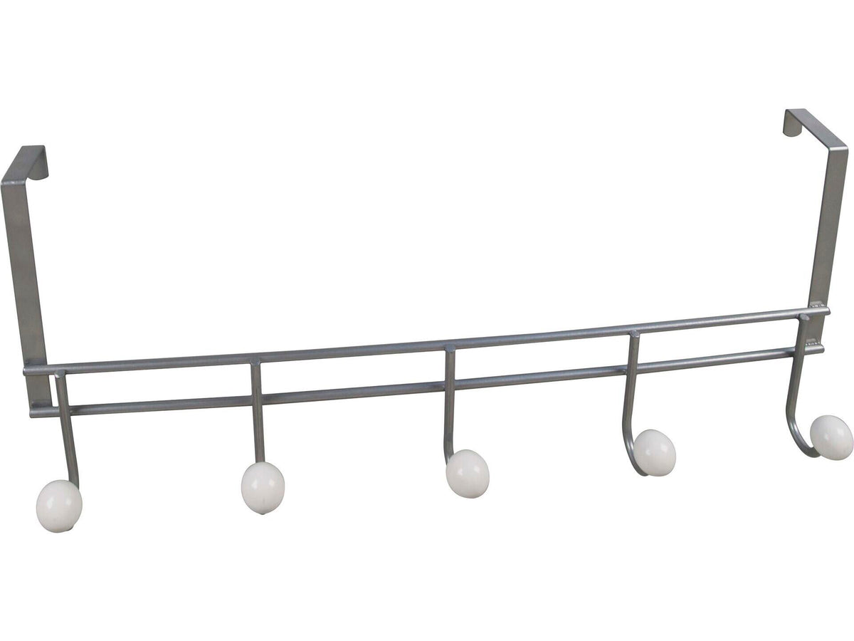 Linea Bertomani Deurkapstok 5 haken 485x220 mm staal/kunststof vernikkeld