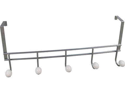 Linea Bertomani Deurkapstok 5 haken 485x220 mm staal/kunststof vernikkeld