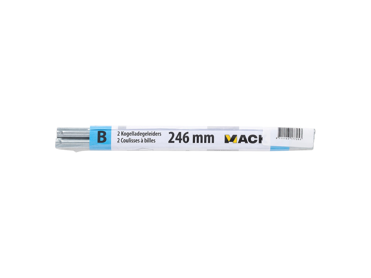 Mack ladegeleider deels uittrekbaar 27cm 2 stuks
