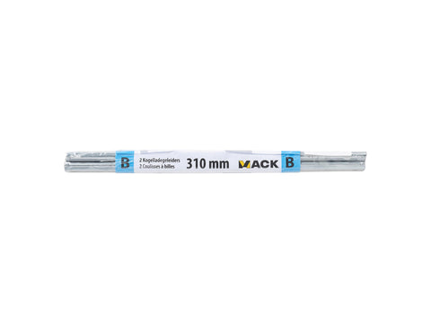 Mack ladegeleider deels uittrekbaar 37cm 2 stuks