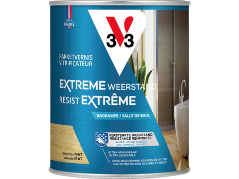 V33 vernis / lak badkamer mat 0,75l kleurloos