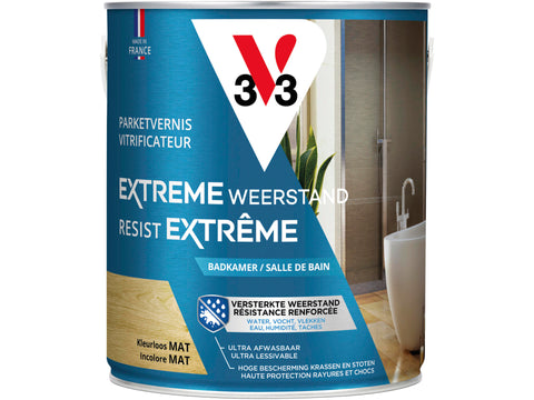 V33 vernis / lak badkamer mat 2,5l kleurloos