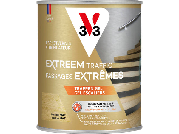 V33 vernis / lak trappen mat 0,75l kleurloos