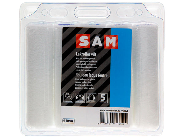 Sam lakrol acryl 10cm vilt 5 stuks