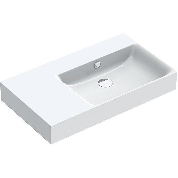LAVABO PREMIUM CATALANO CATAGLAZE+ 80X47CM RECHTS WIT