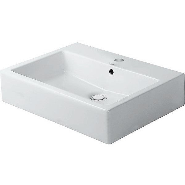 Lavabo vero Duravit 50CM +kraanvlak en kraangat wit
