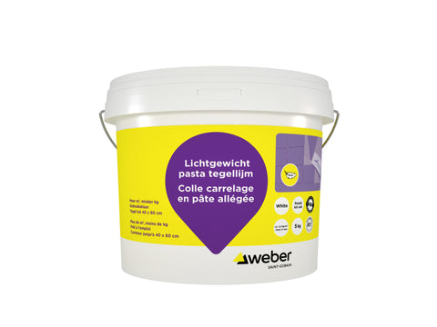 Weber Beamix lichtgewicht pasta tegellijm 5kg