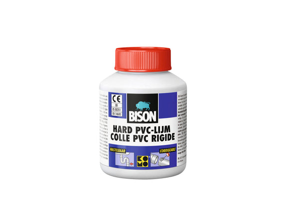 Bison lijm voor harde PVC 100ml transparant