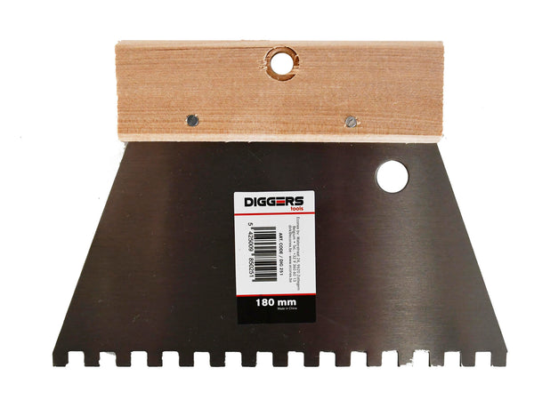 Diggers lijmkam 180mm grof