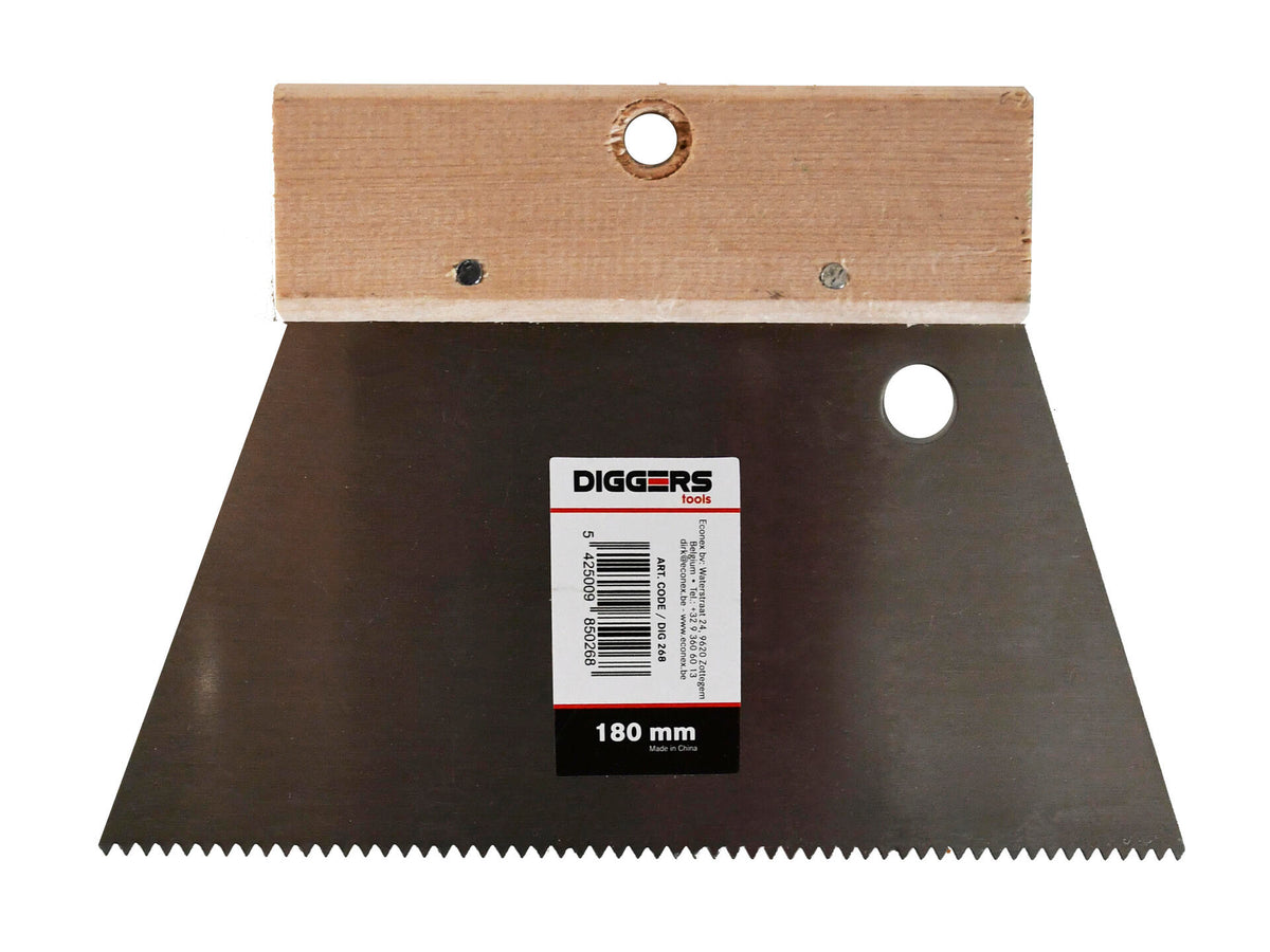Diggers lijmkam180mm fijn