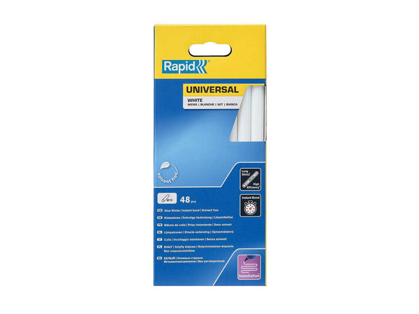 Rapid bâton de colle universelle 12x190 mm blanc 48 pièces