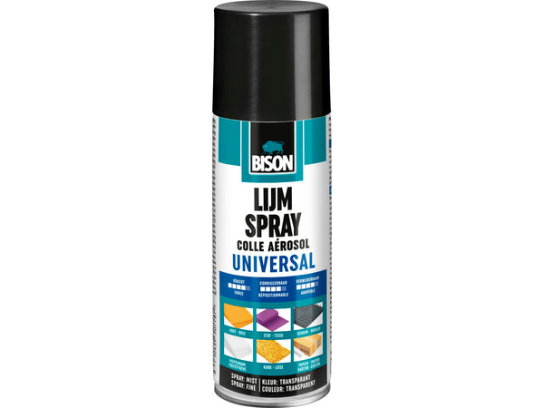 Bison lijmspray 200ml transparant