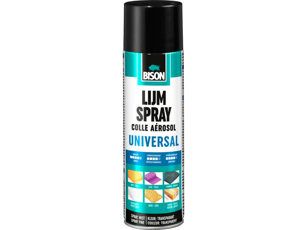 Bison lijmspray 500ml transparant