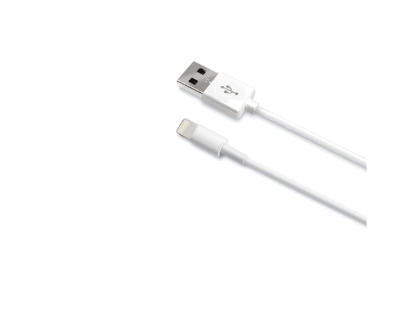 Celly llightning micro-USB kabel 1m wit