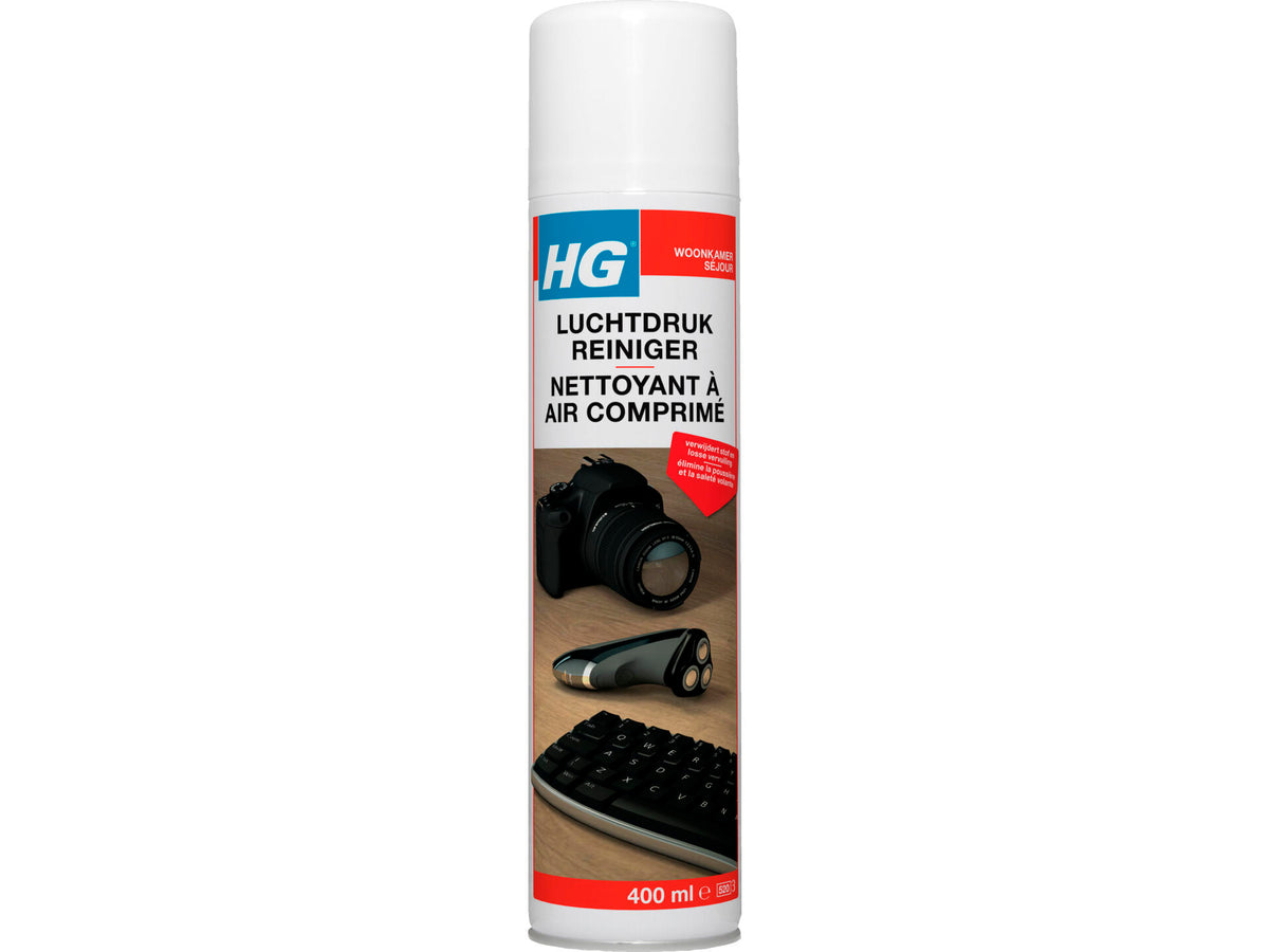 HG luchtdrukreiniger kieren en gaten 400ml