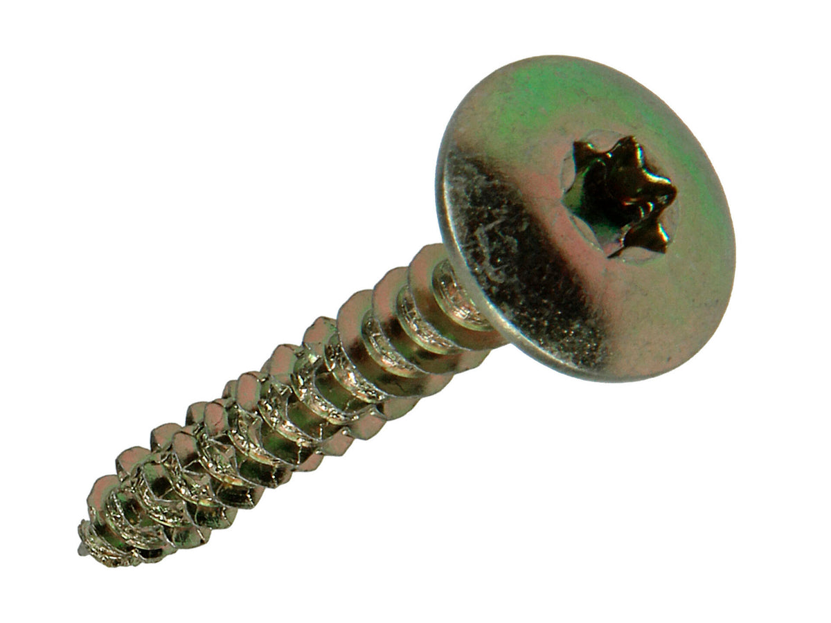 Mack luikschroeven 40x6 mm geel verzinkt 9 stuks
